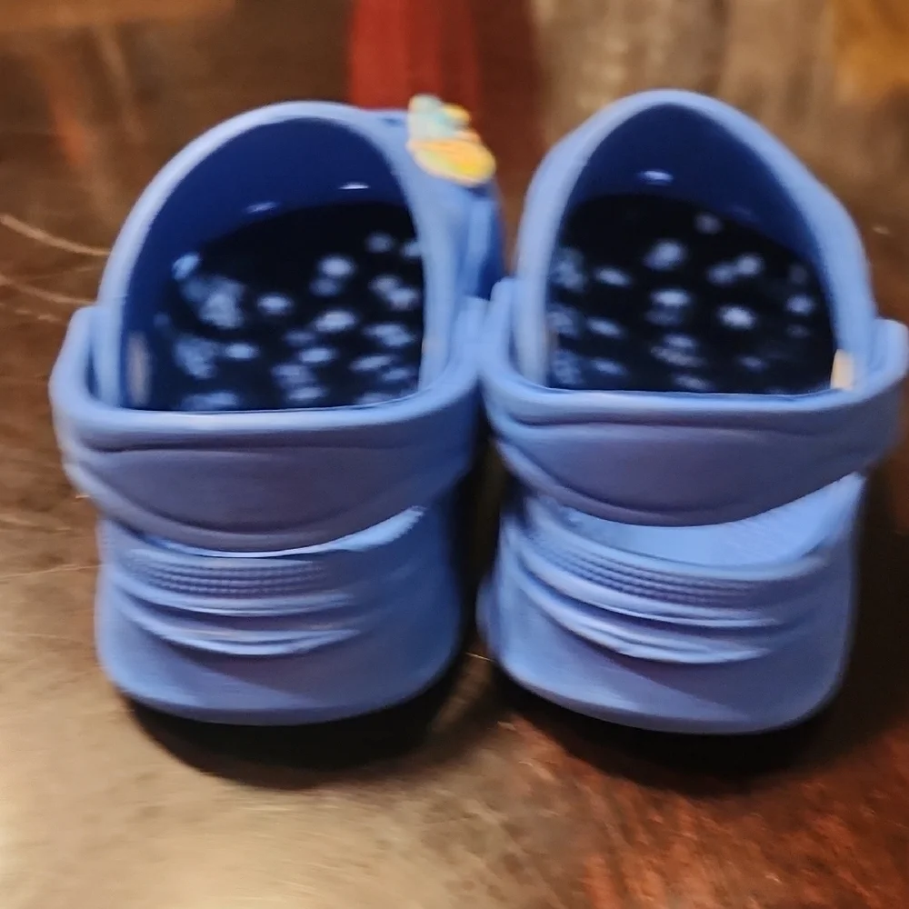 Blue Kids Clogs with Fun Charms